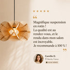 Suspensions Rotin De Bambou Naturel