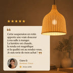 Suspension En Rotin Artistique