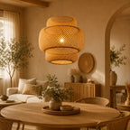 Lustre Suspendu Rotin Style Chinois