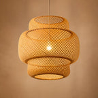 Lustre Suspendu Rotin Style Chinois