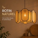 Lustre En Rotin De Plafond Style Chinois