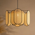 Lustre En Rotin De Plafond Style Chinois