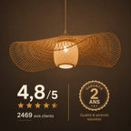 Suspension Rotin Style Vintage
