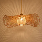Suspension Rotin Style Vintage