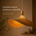 Abat Jour En Rotin Tressé Design