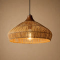Suspension Rotin Ajustable Style Rétro