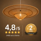 Plafonnier En Rotin Design Moderne
