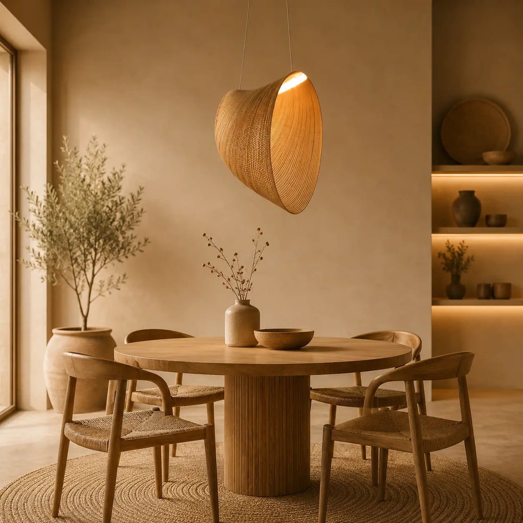 Suspension Rotin Led Design