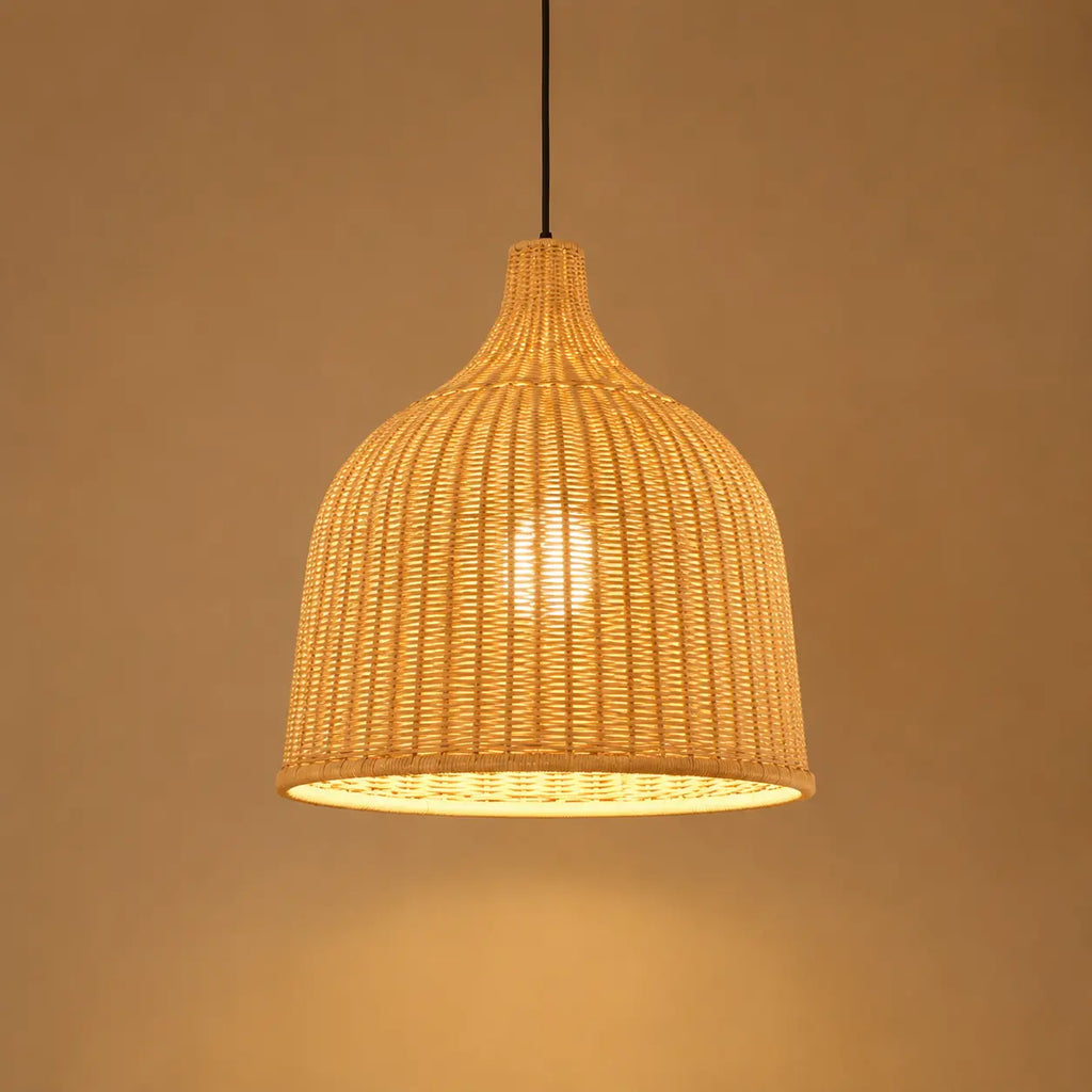 Suspension En Rotin Artistique