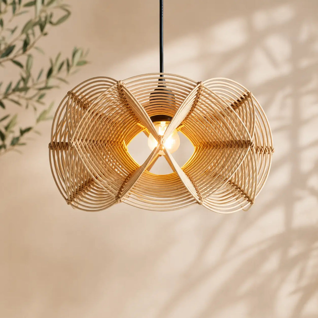 Suspensions Rotin De Bambou Naturel